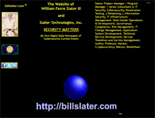 Tablet Screenshot of billslater.com
